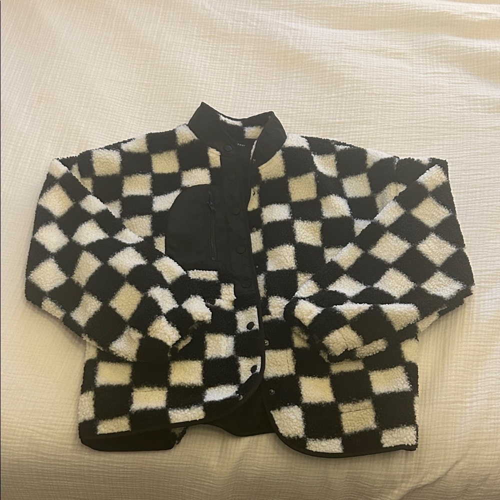Ninth & Grace- Checkered Black and White Jacket